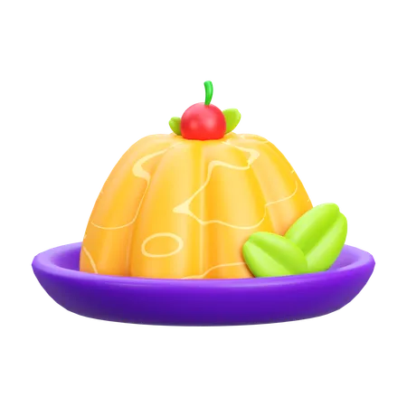 Pudding  3D Icon