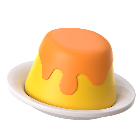 Pudding  3D Icon