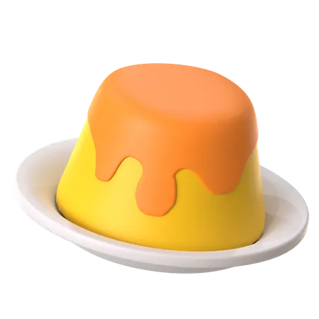 Pudding  3D Icon