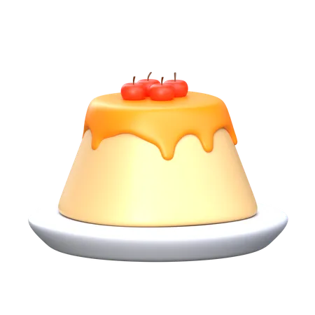 Pudding  3D Icon