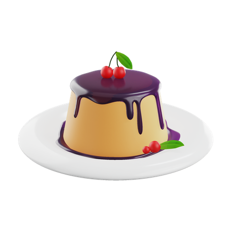 Pudding  3D Icon