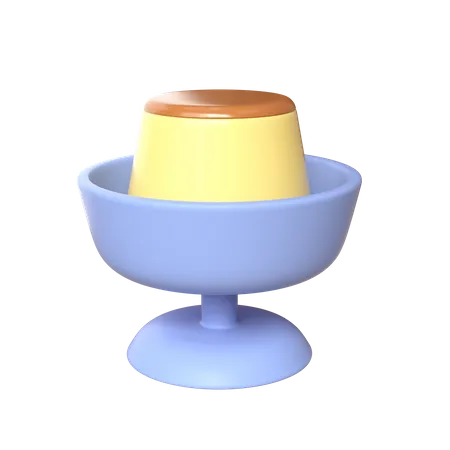 Pudding  3D Icon