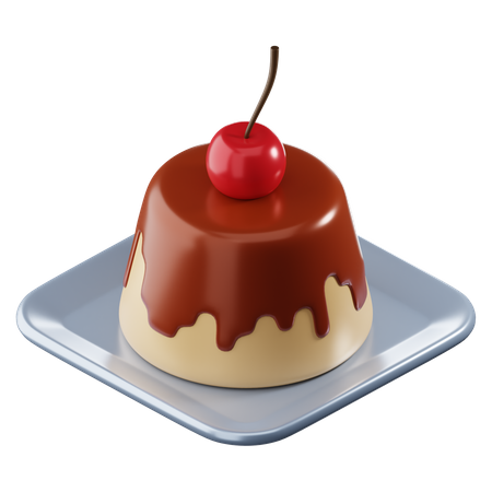 Pudding  3D Icon