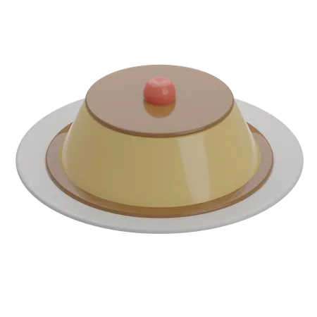 Pudding  3D Icon