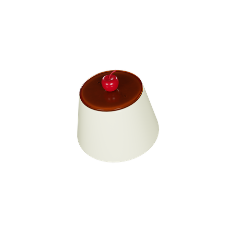 Pudding  3D Icon