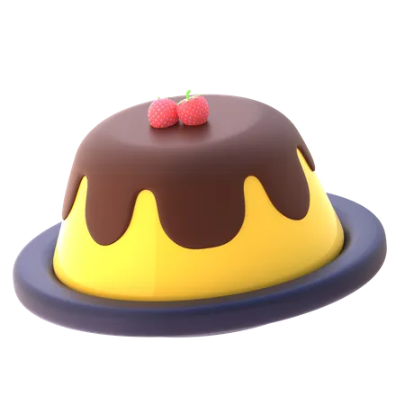 Pudding  3D Icon