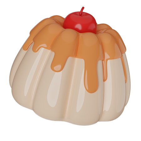 Pudding  3D Icon