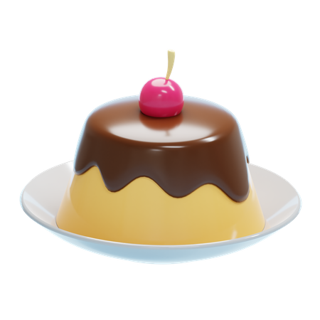 PUDDING  3D Icon