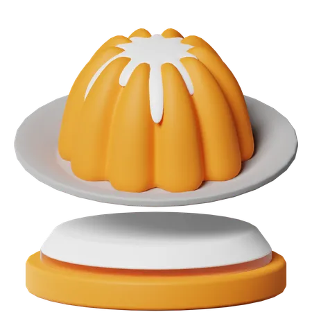 Pudding  3D Icon