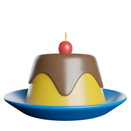 Pudding  3D Icon