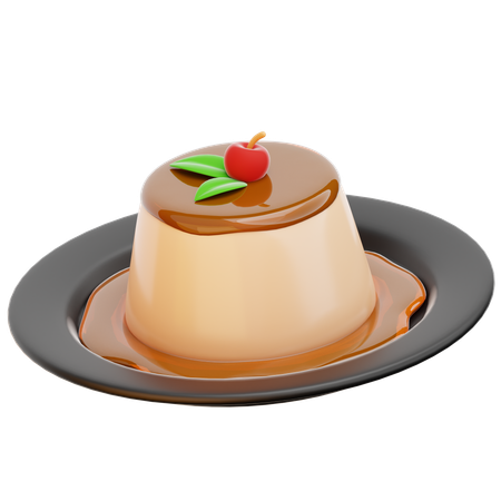 Pudding  3D Icon