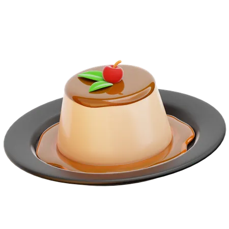 Pudding  3D Icon