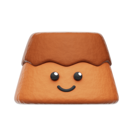 Pudding  3D Icon