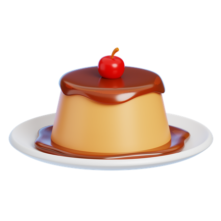 Pudding  3D Icon