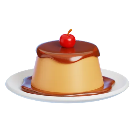Pudding  3D Icon