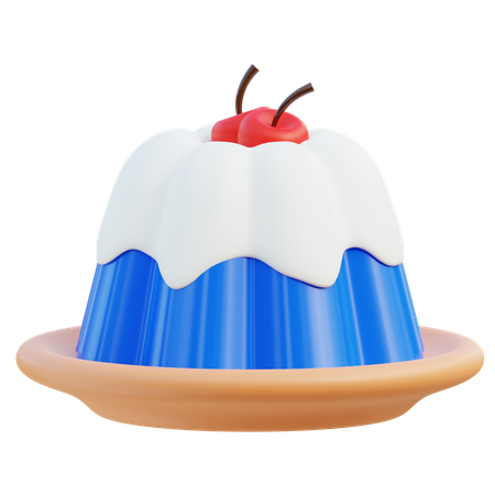 Pudding  3D Icon