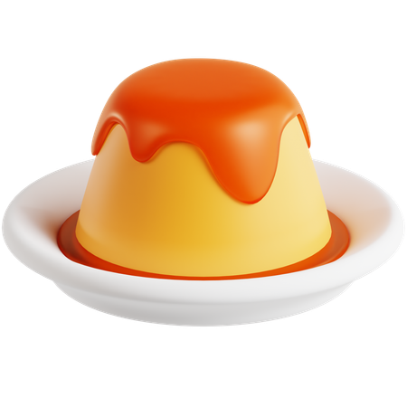 Pudding  3D Icon