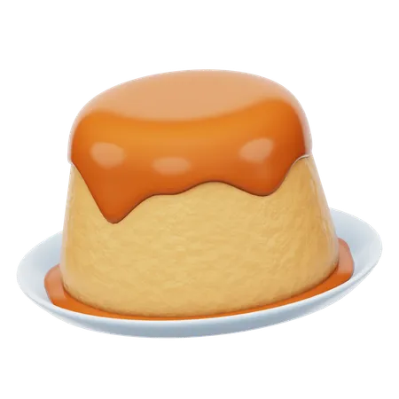 Pudding  3D Icon