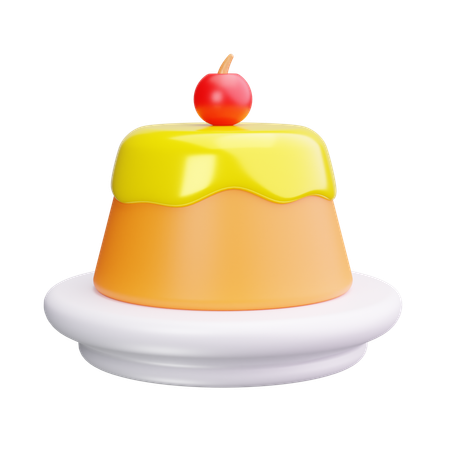 Pudding  3D Icon