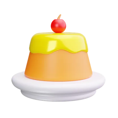 Pudding  3D Icon