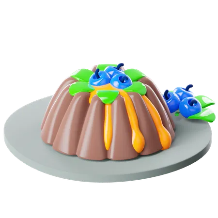 Pudding  3D Icon