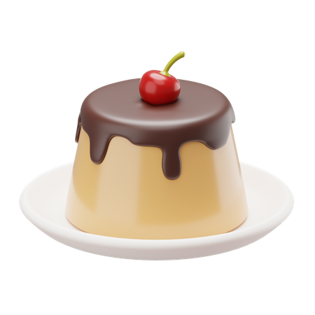 Pudding  3D Icon