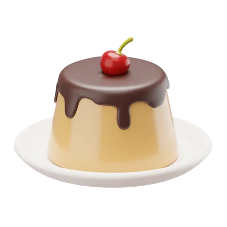 Pudding  3D Icon