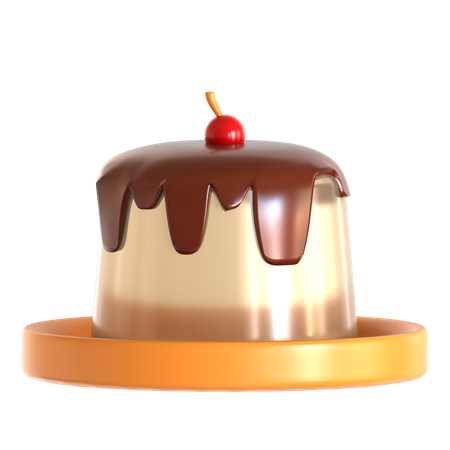 Pudding  3D Icon