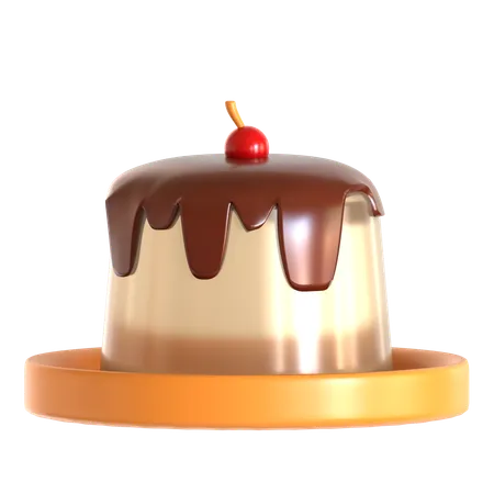 Pudding  3D Icon