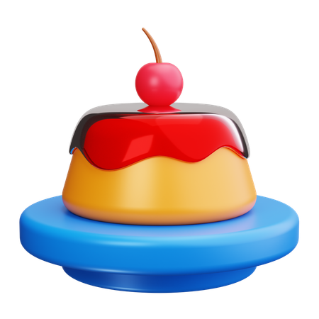 Pudding  3D Icon