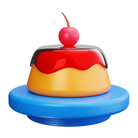 Pudding  3D Icon