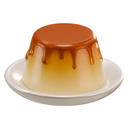 Pudding  3D Icon