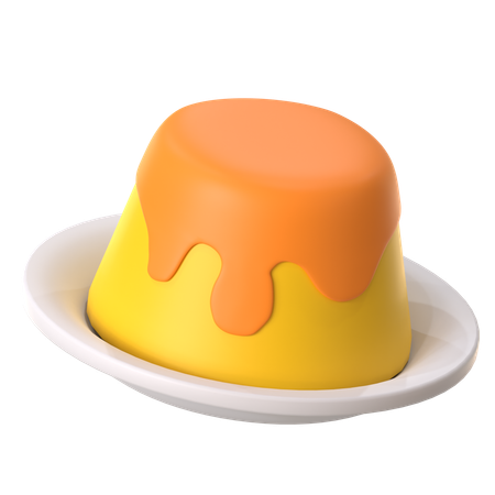 Pudding  3D Icon