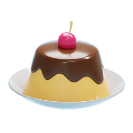 PUDDING 3D Icon