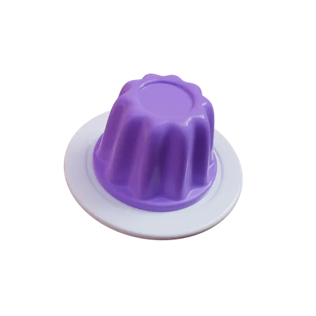 Pudding 3 D Icon 3D Icon