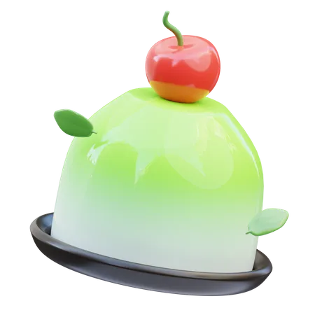 Puddingkuchen  3D Icon