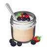 Pudding With Berries