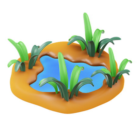Puddle  3D Icon