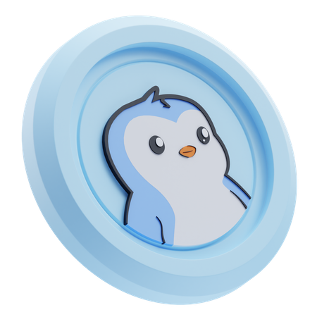 Pudgy Penguins Crypto  3D Icon