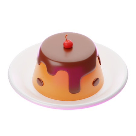 Pudín  3D Icon