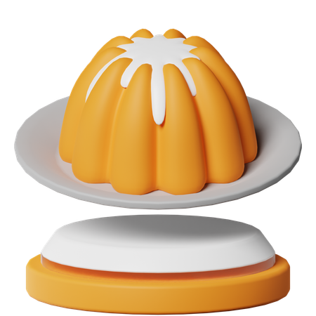 Pudín  3D Icon