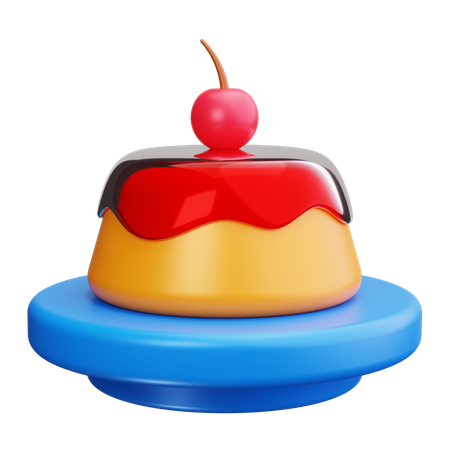 Pudín  3D Icon