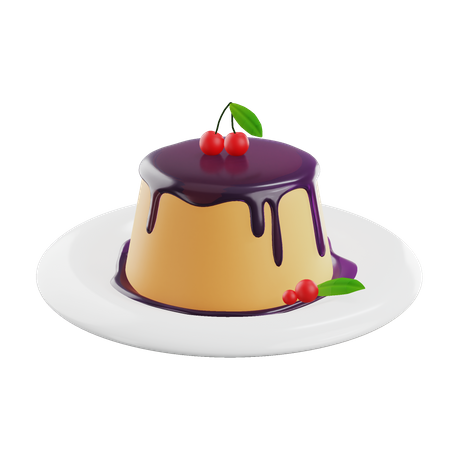 Pudín  3D Icon