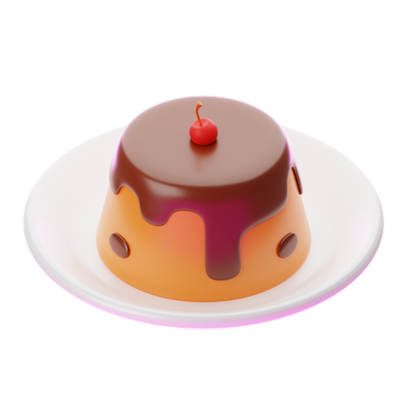 Puding  3D Icon