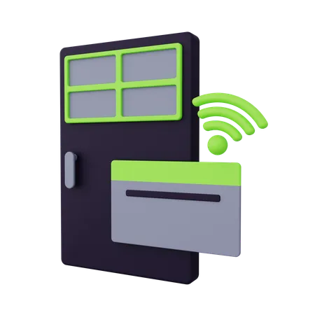 Puerta  3D Icon