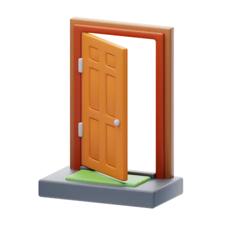 Puerta de casa  3D Icon