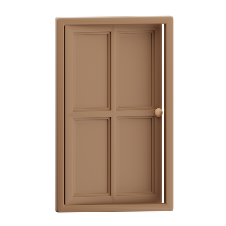 Puerta de casa  3D Icon