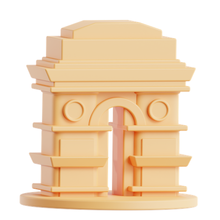 Puerta de la India  3D Icon