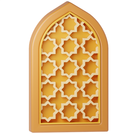 Puerta de la mezquita  3D Icon