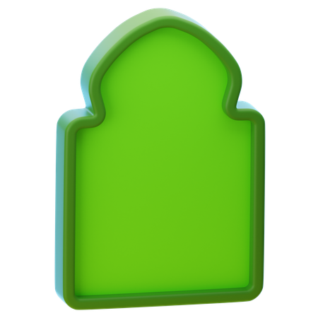 Puerta de la mezquita  3D Icon